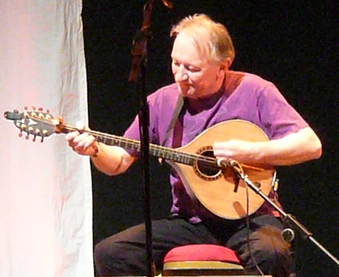 Dónal Lunny performing in Bristol in 2012