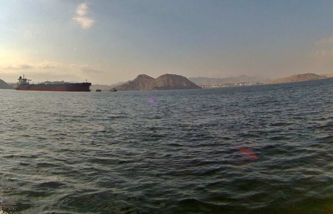 Mina Al Fahal from sea
