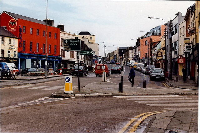 Prospect Hill, Galway, looking towards Bohermore from Eyre Square Prospect Hill, Galway, looking towards Bohermore from Eyre Square